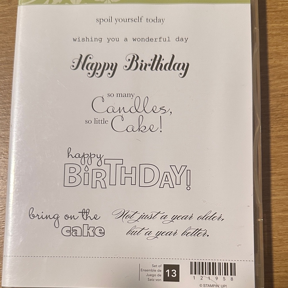 Stampin' Up! Bring on the Cake Stamp Set - Picture 4 of 5